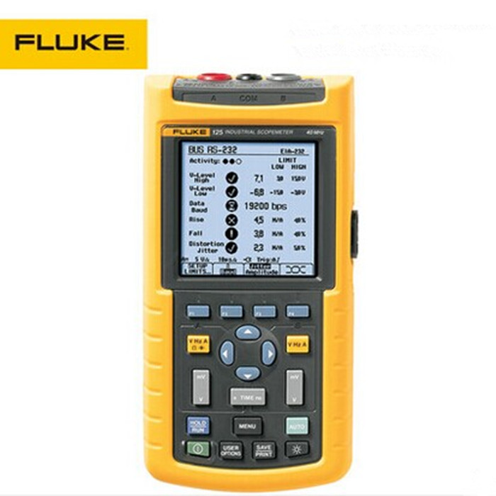 福禄克/FLUKE 124B 40M 手持式示波表 单通道工业万用示波表批发